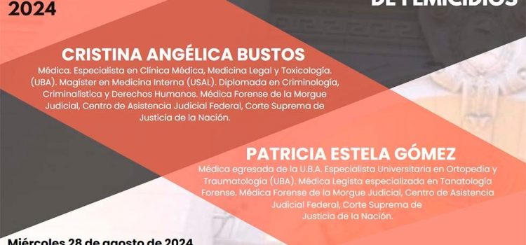 Videoconferencia sobre “Análisis forense en el abordaje de femicidios”